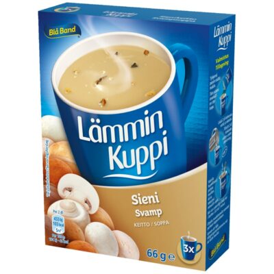 Blå Band Lämmin Kuppi 3x22g sieni