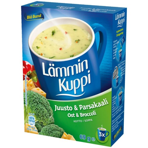 Blå Band Lämmin Kuppi 3x23g juust-parsak