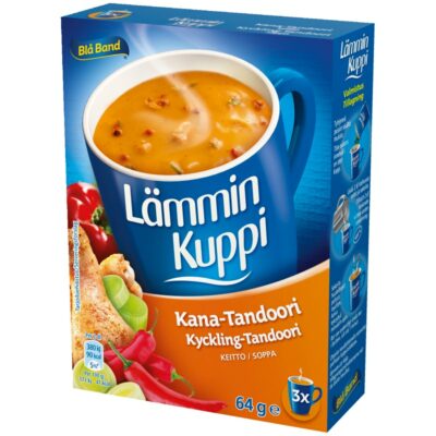 Blå Band Lämmin Kuppi Kana-Tandoorikeitto 3x21g