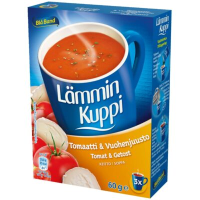 Blå Band Lämmin Kuppi tomaatti-vuohenjuustokeitto 3x20g