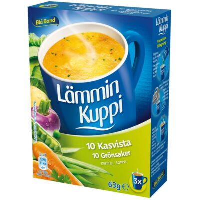 Blå Band Lämmin Kuppi 10 Kasvista keitto 3x21g