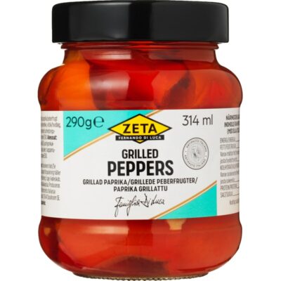 Zeta grillattu paprika keltainen ja punainen 290g