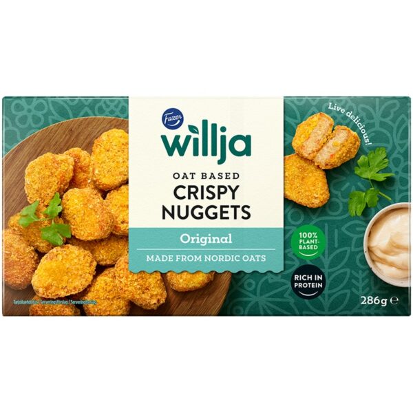 Fazer Wilja crispy nuggets original 286g vegaaninen kasvisnuggetti