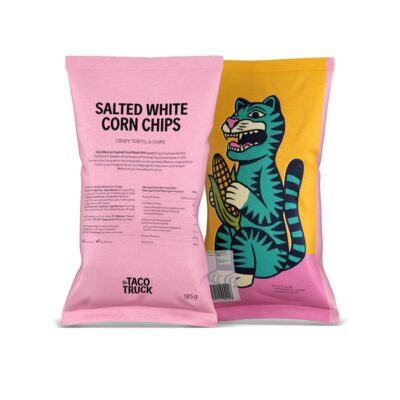 El Taco Truck  White Corn Chips 185g tortillalastut