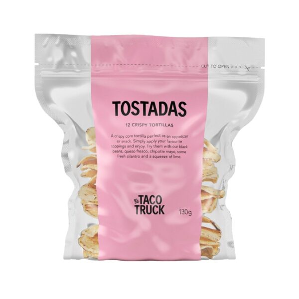El Taco Truck 130g Tostadas Paistettu maissitortilla