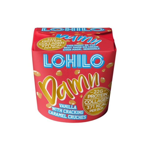 Lohilo proteiinijäätelö 350ml Damn vanilja