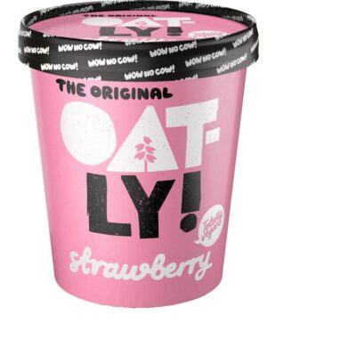 Oatly jäätelö strawberry 500 ml vegaaninen