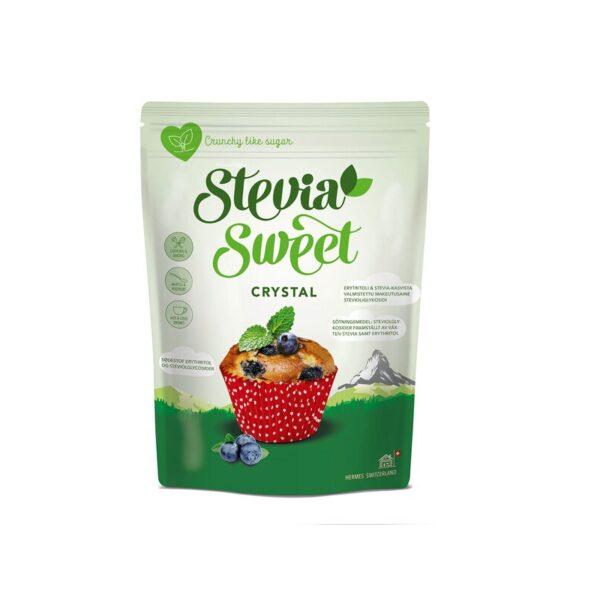 SteviaSweet Crystal kidemakeutusaine 250g