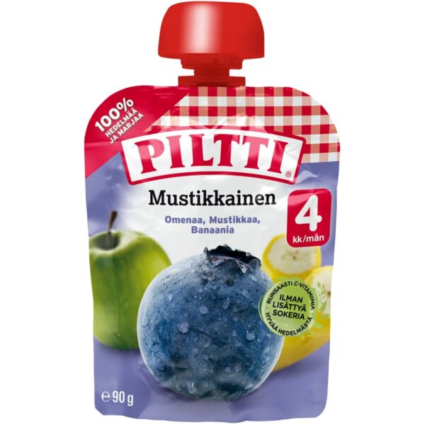 Piltti Mustikkainen 4kk 90g