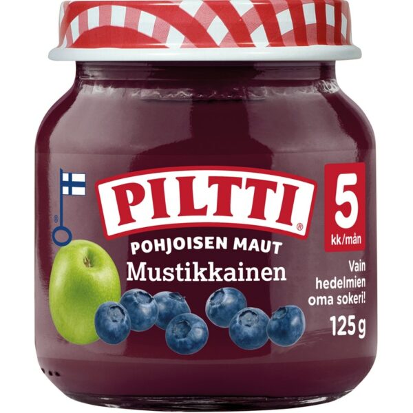 Piltti Pohjoisen maut 5kk 125g mustikkainen