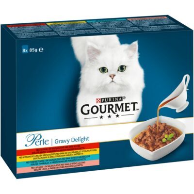 Gourmet Perle Gravy Delight lajitelma 8x85g