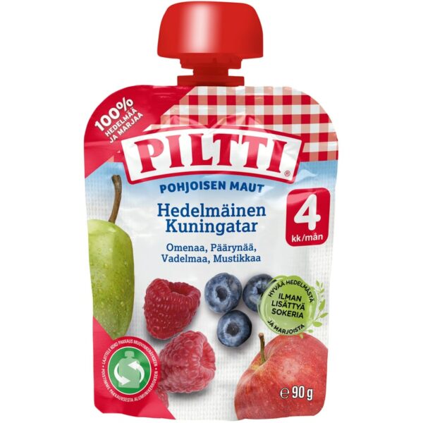 Piltti Pohjoisen maut hedelmäinen kuningatar 4kk 90g