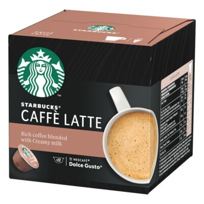Starbucks Nescafe Dolce Gusto Caffe Latte Kahvikapseli 12 kpl