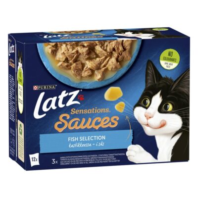 Latz Sensations Sauces 12x85g Fish lajitelma kastikkeessa