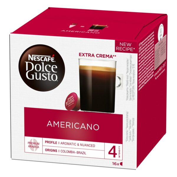 Nescafé Dolce Gusto Americano kahvikapseli 16 kpl