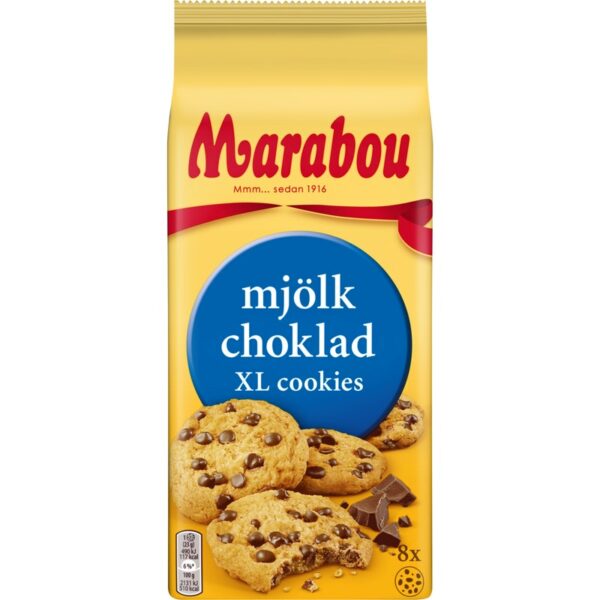Marabou maitosuklaa cookies 184g