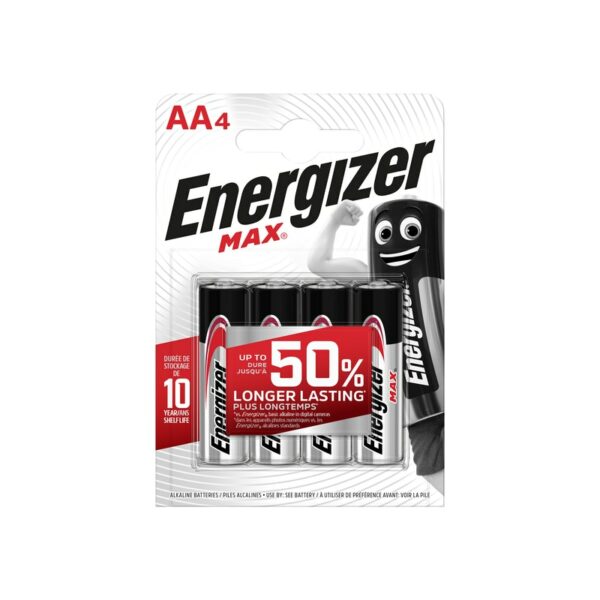 Energizer Max AA alkaliparisto 4 kpl