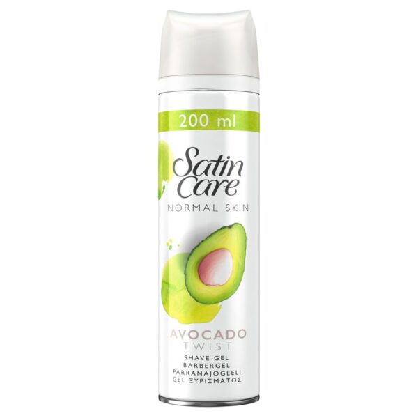 Gillette Satin Care ihokarvanajogeeli 200ml Avocado Twist