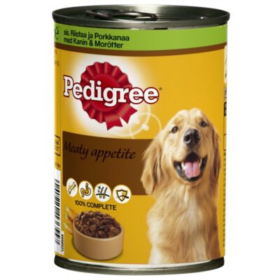 Pedigree tölkki 400g riista-porkkana