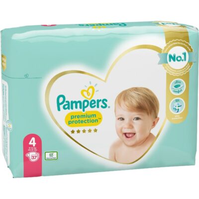 Pampers 37kpl Premium Protection S4 9-14kg teippivaippa