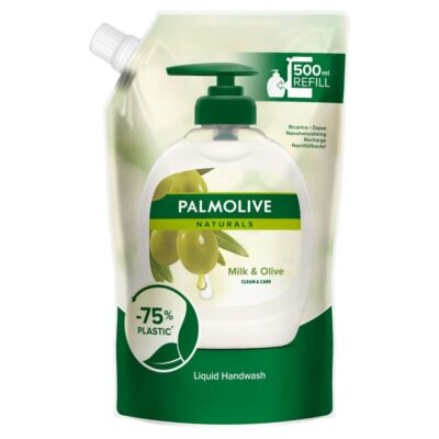 Palmolive Naturals nestesaippua 500ml Olive Milk täyttöpussi