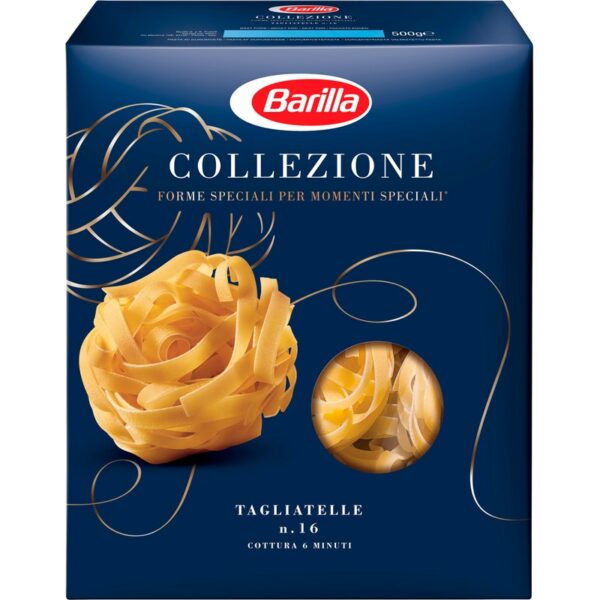 Barilla Collezione Tagliatelle durumvehnästä valmistettu nauhapasta 500g