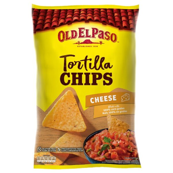 Old El Paso Tortilla Chips Cheese 185g