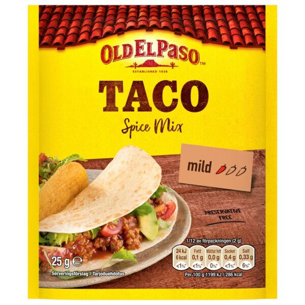Old El Paso Taco mausteseos 25g