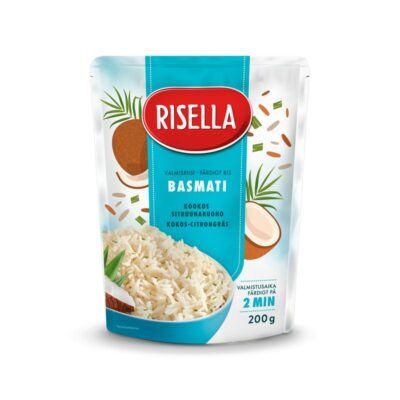 Risella Basmatiriisi kookos-sitruunaruoho valmisriisi 200g