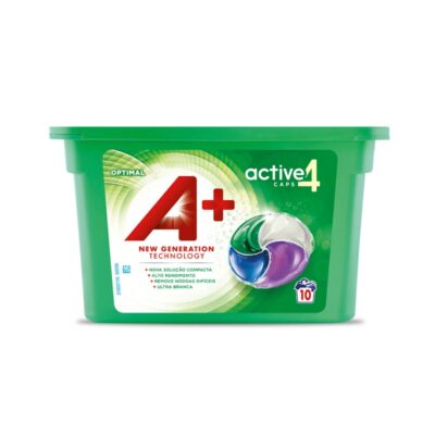 A+ Caps Active4 nestemäinen pyykinpesutabletti 10kpl White