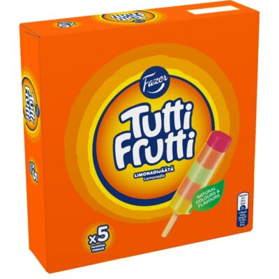 Fazer TuttiFrutti limonadijääpuikko 5x70g