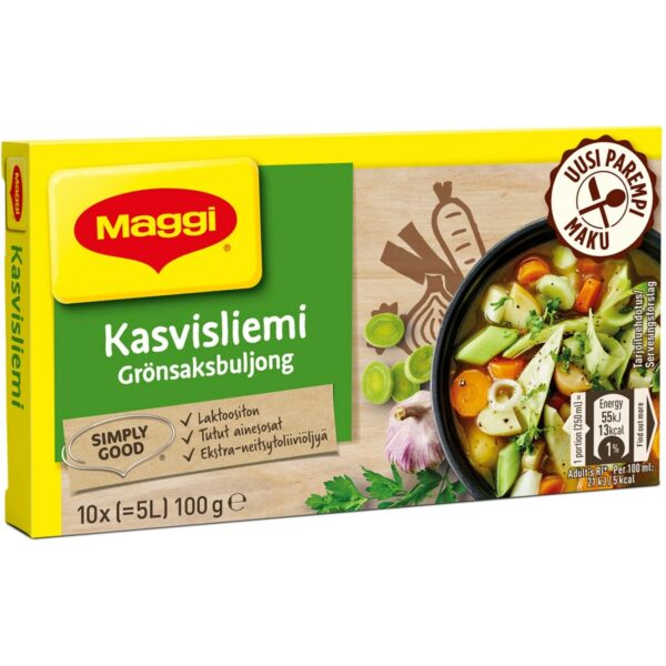 Maggi kasvisliemi 100g 10palaa