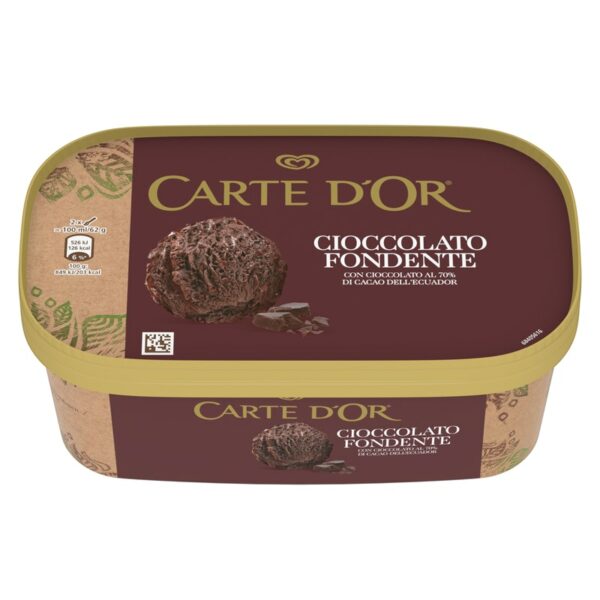Carte D'Or jäätelö 645ml/400g tumma suklaa