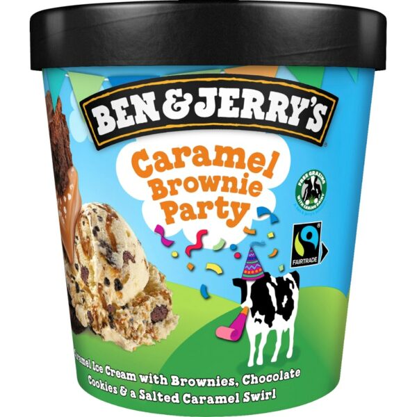 Ben & Jerry's jäätelö 465ml Caramel Brownie Party