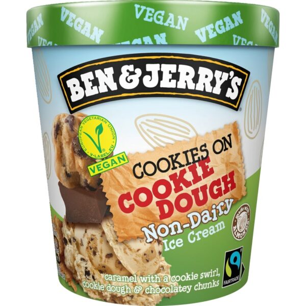 Ben & Jerry's pint-jäätelö Non-Dairy Cookies on Cookie Dough 465 ML