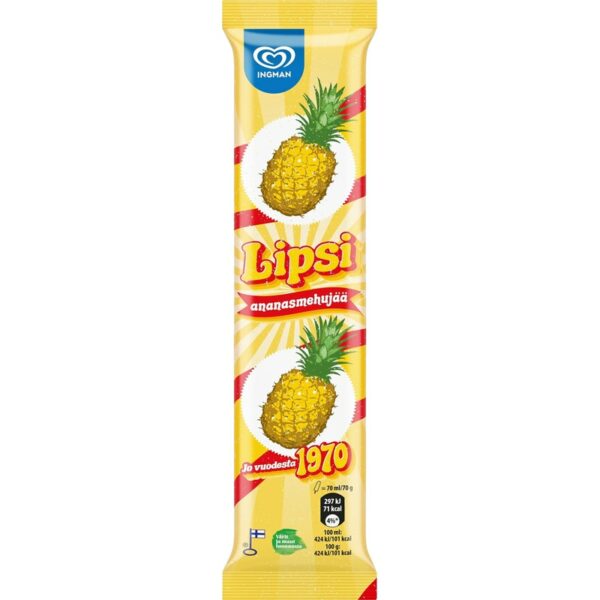 Ingman Lipsi limujää 70g/70ml ananas