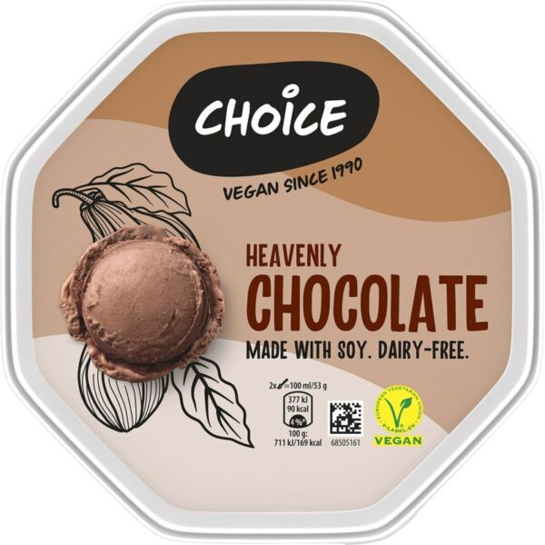 Choice 750ml Heavenly Chocolate with chocolate sauce