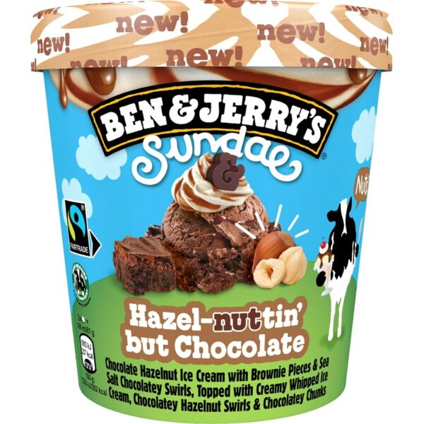 Ben & Jerry's jäätelö 427ml/344g Hazel-nuttin' but Chocolate