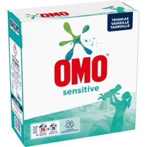 Omo pyykinpesujauhe 1,26kg Sensitive