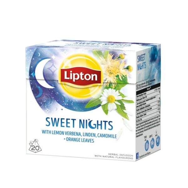 Lipton 20ps Sweet Nights pyramidi