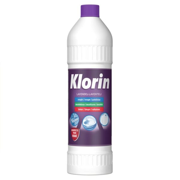 Klorin desinfiointi-ja valkaisuaine 750ml laventeli