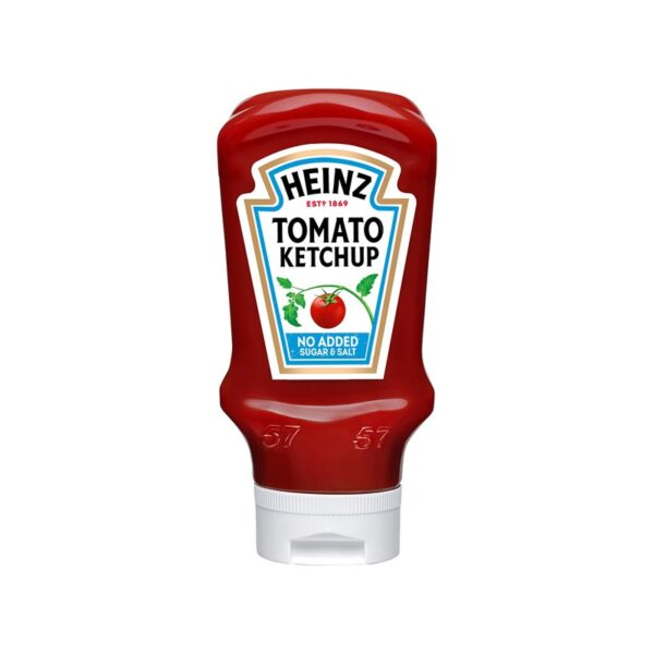 Heinz Tomato Ketchup 425g ei lisättyä sokeria ja suolaa