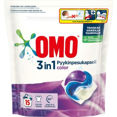 Omo pyykinpesuainekapselit 15kpl Color