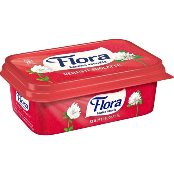 Flora reilusti suolattu margariini 60% 400 g