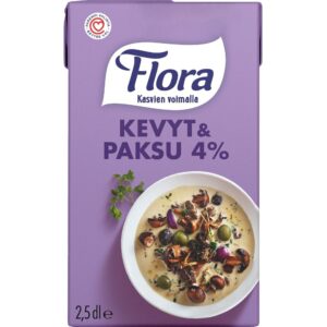 Flora Ruoka kevyt & paksu 4% 2,5dl
