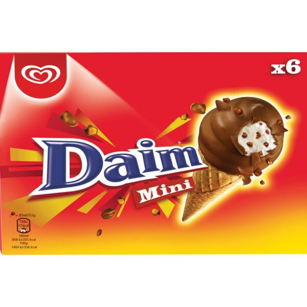 Daim Mini-tuutti 6x85 ml