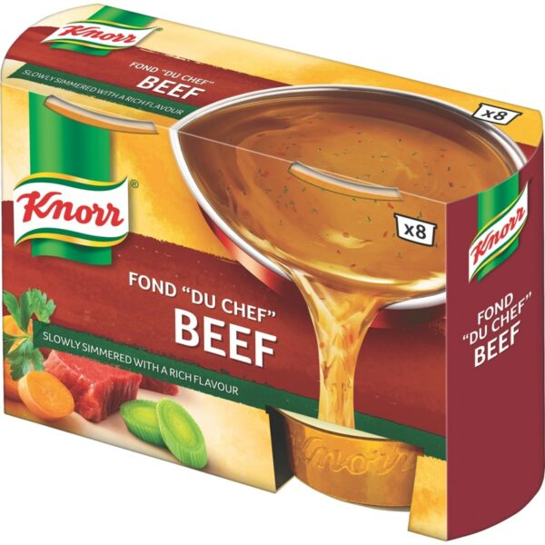 Knorr FOND DU CHEF Naudanliha-annosfondi 8 x 28 g