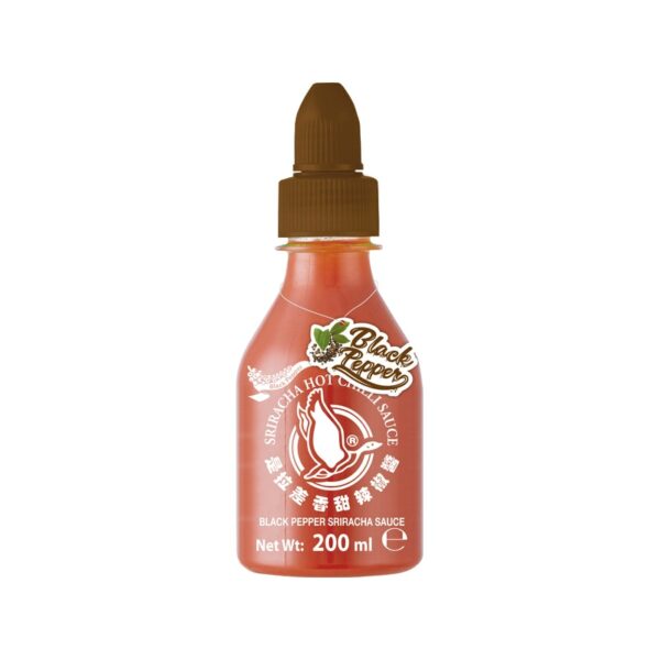 Flying Goose Sriracha chilikastike mustapippuri 200ml