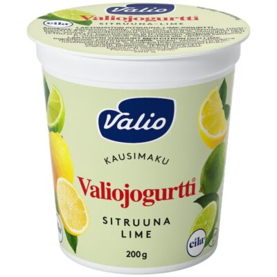 Valiojogurtti 200g sitruuna-lime laktoositon