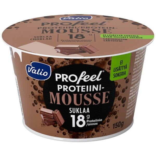 Valio Profeel proteiinimousse 150g suklaa laktoositon